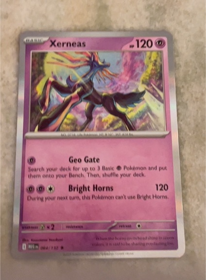 2016 Pokémon XY Steam Siege #064 Xerneas — front