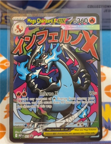 2025 Pokémon MEP Mega Charizard X ex #023 Mega Evolution Promo — front