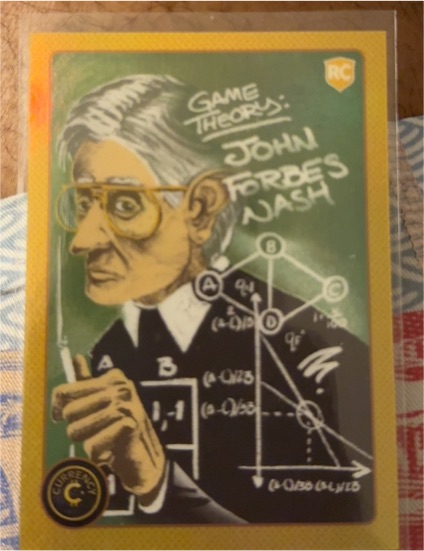 2025 Cardsmiths Currency Series 5 #49 John Forbes Nash Jr. — front