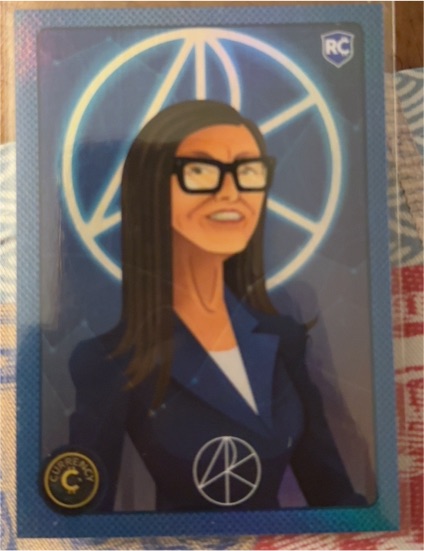2025 Cardsmiths Currency Series 5 #7 Cathie Wood — front