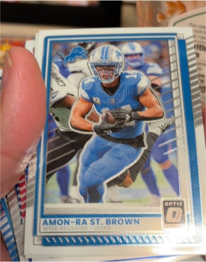 2025 Panini Donruss Optic #63 Amon-Ra St. Brown — front