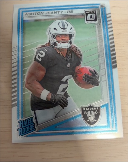 2025 Panini Donruss Optic #202 Ashton Jeanty — front