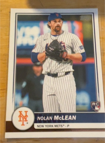 2026 Topps #45 Nolan McLean — front
