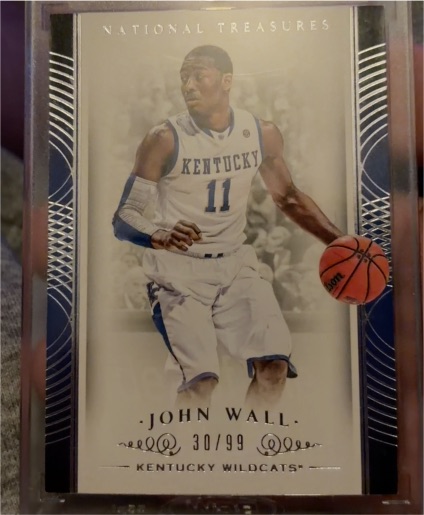 2016 Panini National Treasures Collegiate #43 John Wall — front