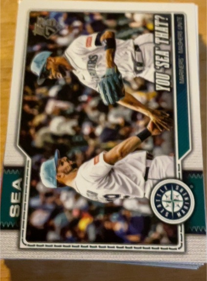 2026 Topps #168 You 'Sea' That? Julio Rodríguez / Cal Raleigh — front