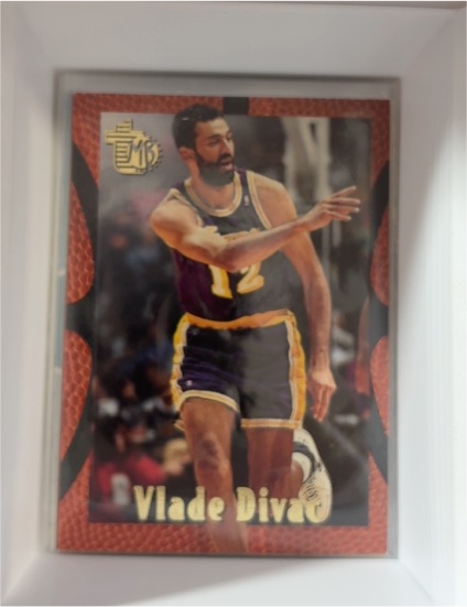1994-95 Topps Embossed #46 Vlade Divac — front