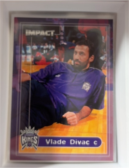 1999-00 SkyBox Impact #166 Vlade Divac — front