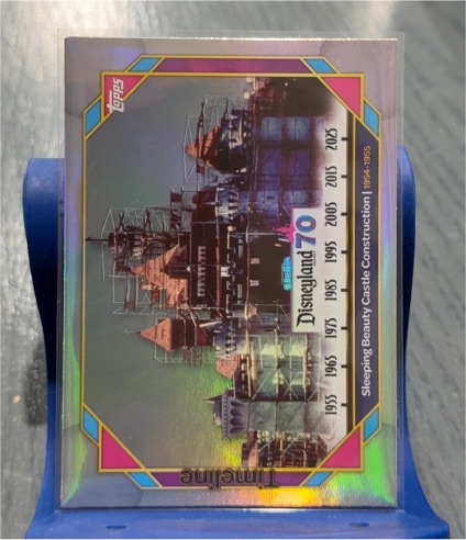2025 Topps Disneyland 70th Anniversary #83 Sleeping Beauty Castle Construction — front