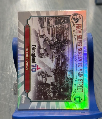 2025 Topps Disneyland 70th Anniversary #MS-1 From Silver Screen to Main Street The First Parade — front