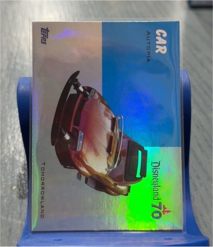 2025 Topps Disneyland 70 #T54-13 Autopia Car Tomorrowland — front