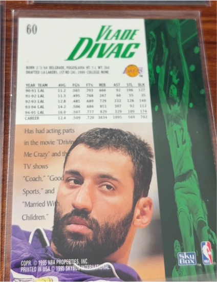1993-94 SkyBox #106 Vlade Divac — front
