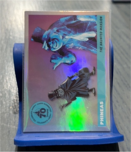 2025 Topps Disneyland 70th #T55-22 Phineas Haunted Mansion — front