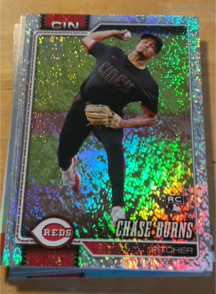 2026 Topps Series 1 #312 Chase Burns — front