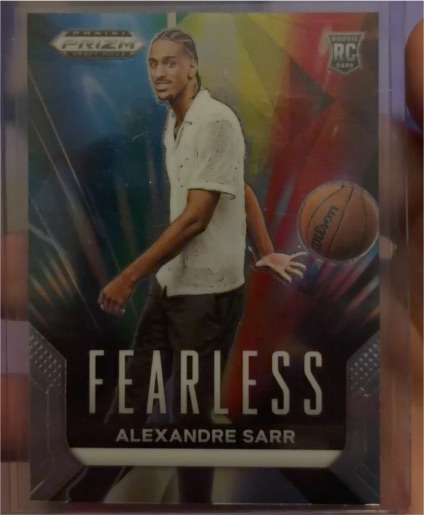 2024 Panini Prizm Draft Picks #16 Alexandre Sarr Fearless — front