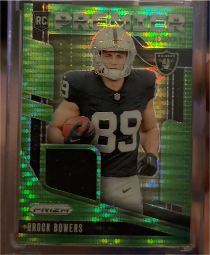 2024 Panini Prizm Premier Jerseys #PJ-BBS Brock Bowers — front