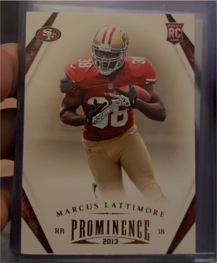 2013 Panini Prominence #38 Marcus Lattimore — front