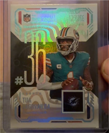 2024 Panini Top 100 #36 Tua Tagovailoa — front