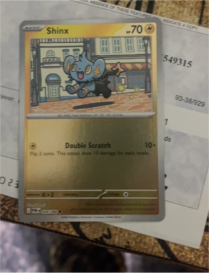 2026 Pokémon Perfect Order #026 Shinx — front