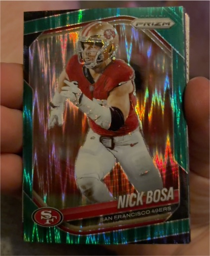 2025 Panini Prizm #219 Nick Bosa — front