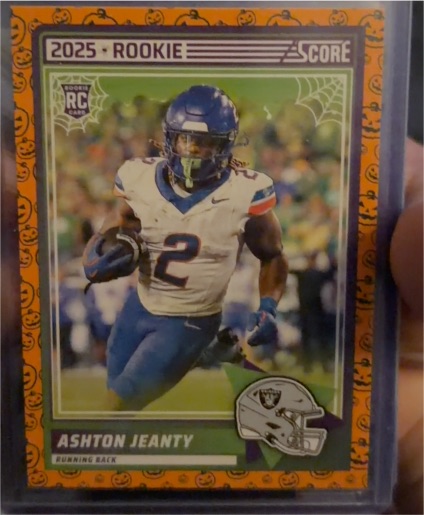 2025 Score #14 Ashton Jeanty — front