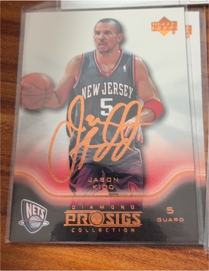 2004-05 Upper Deck Pro Sigs Diamond Collection #54 Jason Kidd — front