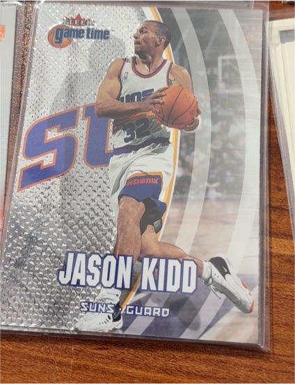 2000-01 Fleer Game Time #18 Jason Kidd — front