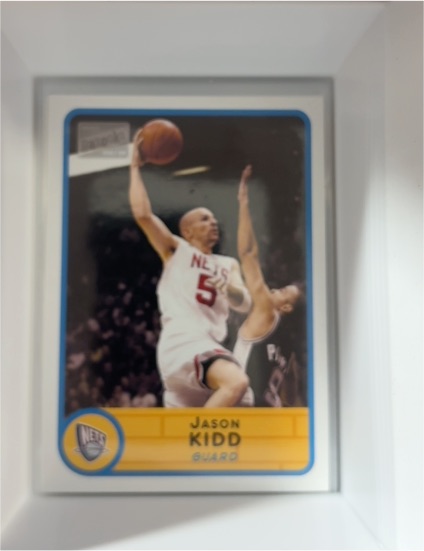 2003-04 Bazooka #10 Jason Kidd — front