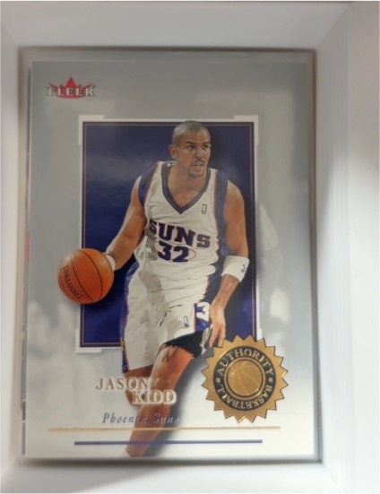 2000-01 Fleer Authority #34 Jason Kidd — front