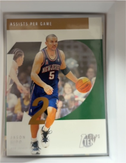 2002-03 Topps Ten #2 Jason Kidd — front