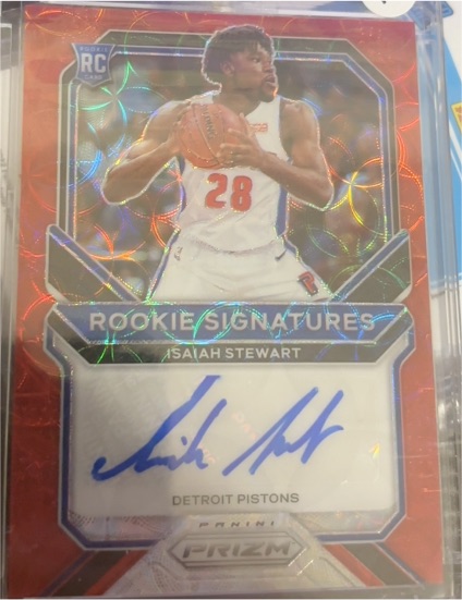 2020-21 Panini Prizm Rookie Signatures #RS-IST Isaiah Stewart — front