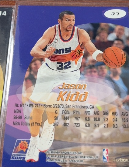 1999-00 SkyBox Apex #37 Jason Kidd — front