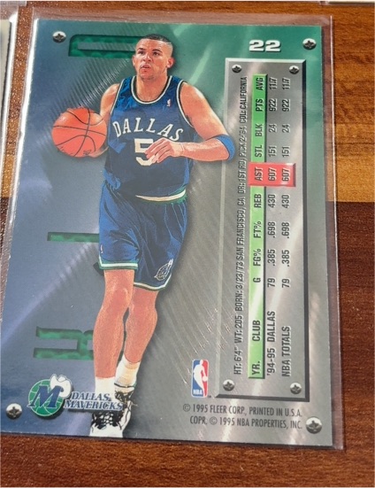 1995 Fleer Metal #22 Jason Kidd — front