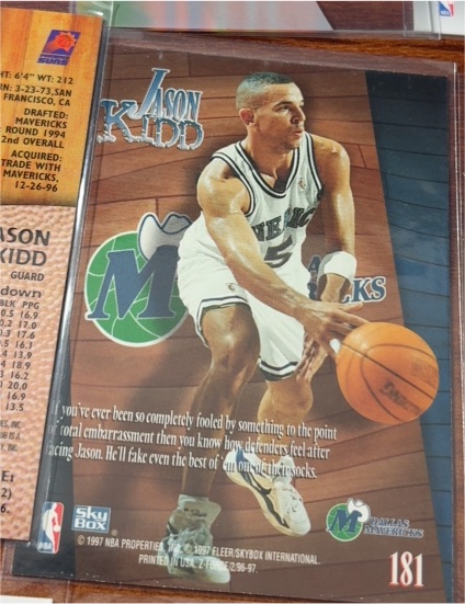 1997 SkyBox #181 Jason Kidd — front