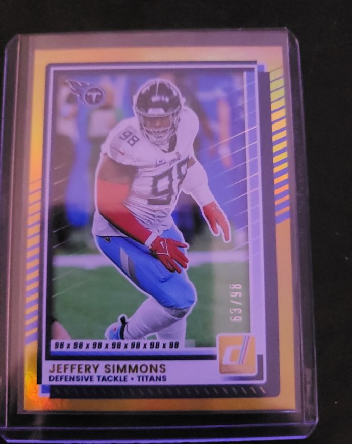 2025 Panini Donruss #52 Jeffery Simmons — front