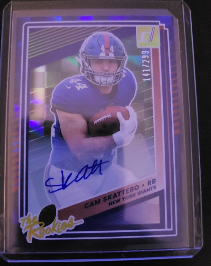 2025 Panini Donruss The Rookies #19 Cam Skattebo — front