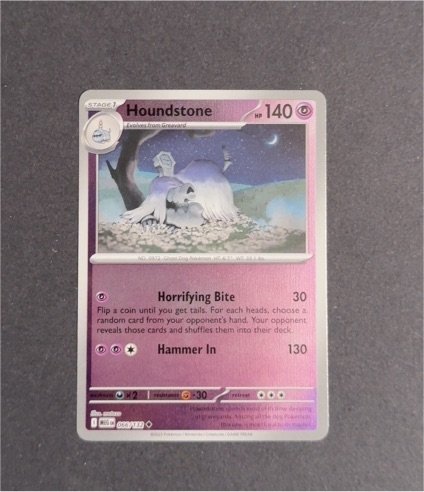 2023 Pokemon ME01: Mega Evolution #066 Houndstone — front