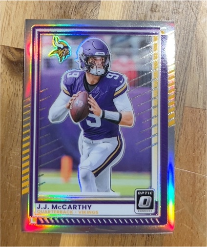 2025 Panini Donruss Optic #46 J.J. McCarthy — front