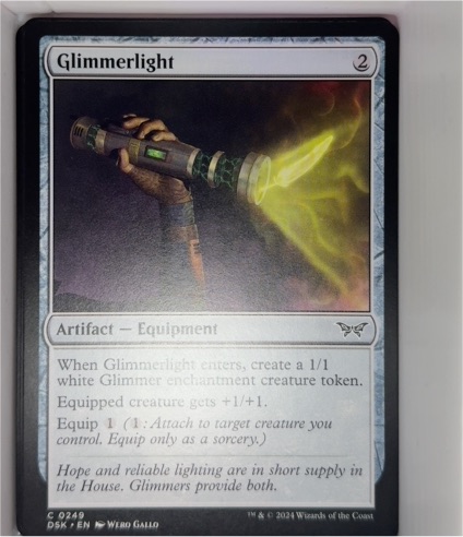 2024 Duskmourn #249 Glimmerlight — front