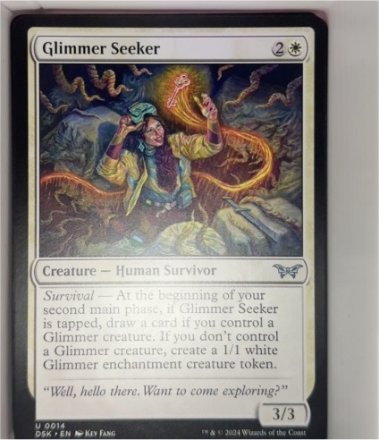 2024 MTG Duskmourn #14 Glimmer Seeker — front