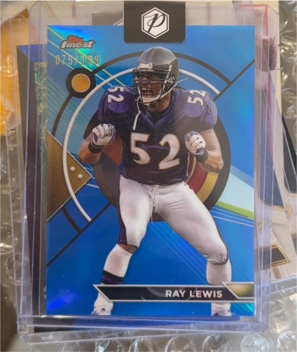 2023 Topps Composite Finest #153 Ray Lewis — front