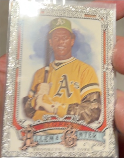 2025 Topps Allen & Ginter #25 Rickey Henderson — front