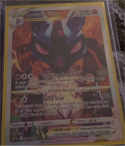 Pokémon Lucario VSTAR SWSH291 Sword & Shield Promo — front