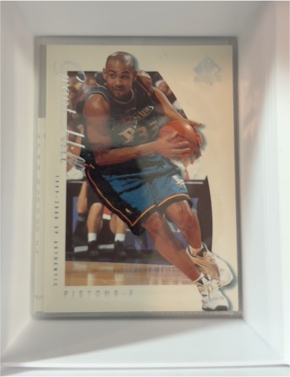 1999-00 SP Authentic #22 Grant Hill — front