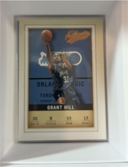 2001-02 Fleer Authentix #93 Grant Hill — front