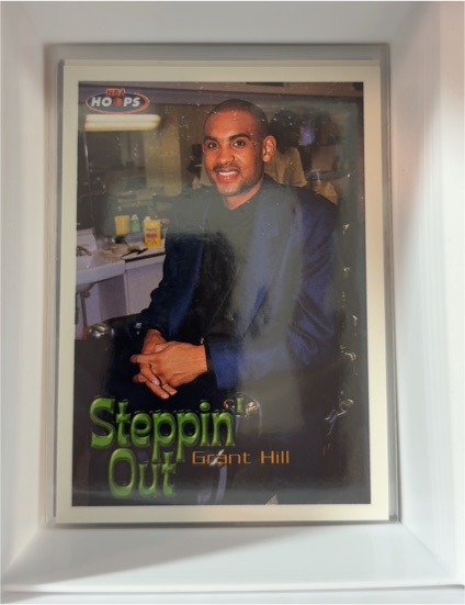 1998 NBA Hoops #165 Grant Hill Steppin' Out — front