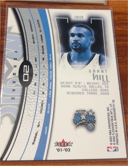 2001-02 Fleer Focus #20 Grant Hill — front