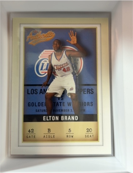 2001 Fleer Authentix #5 Elton Brand — front
