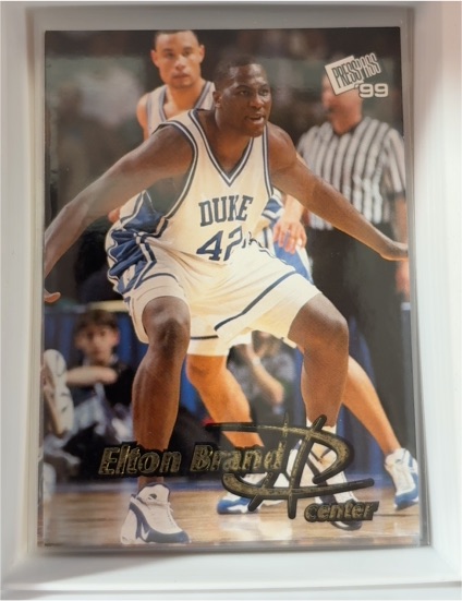 1999 Press Pass #45 Elton Brand — front