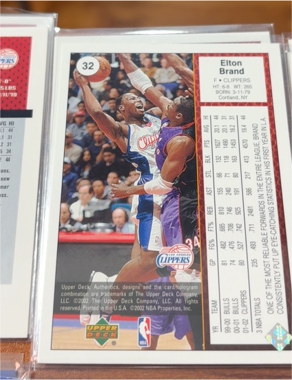2001 Upper Deck #32 Elton Brand — front