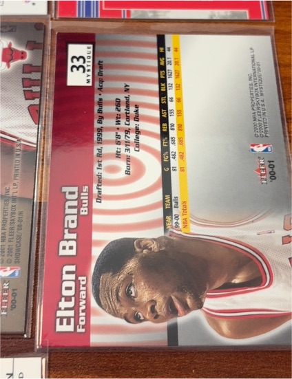 2000-01 Fleer Ultra #13AC Elton Brand Air Club for Men — front